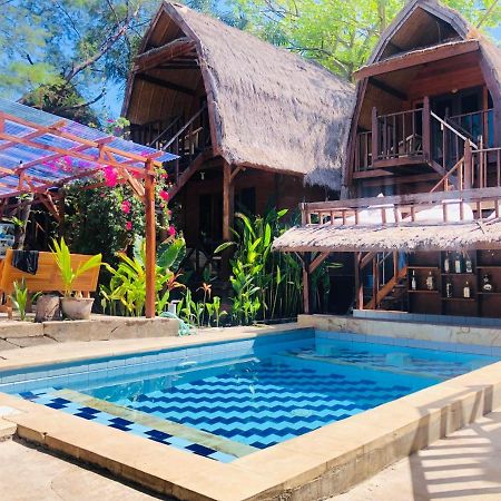 Deep House Bungalows Gili Trawangan Dış mekan fotoğraf