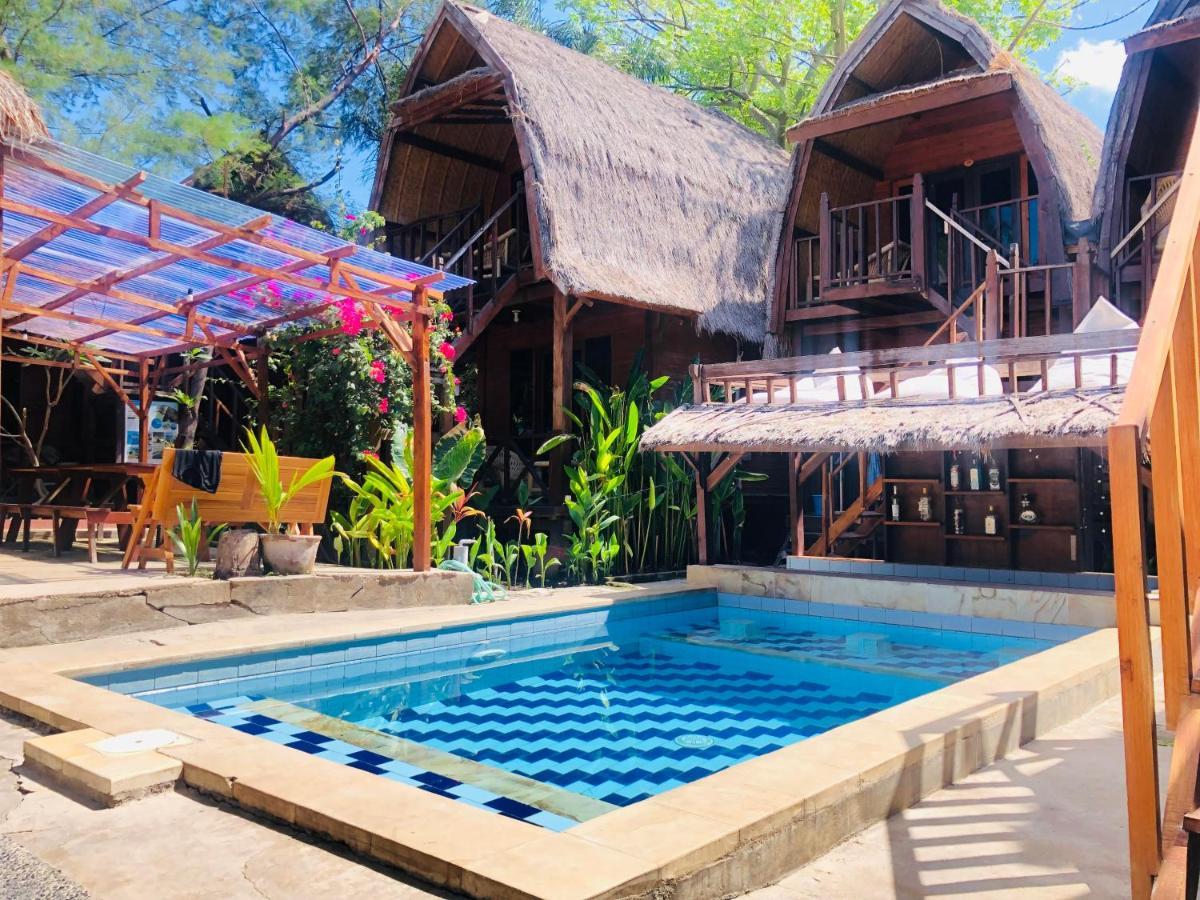 Deep House Bungalows Gili Trawangan Dış mekan fotoğraf