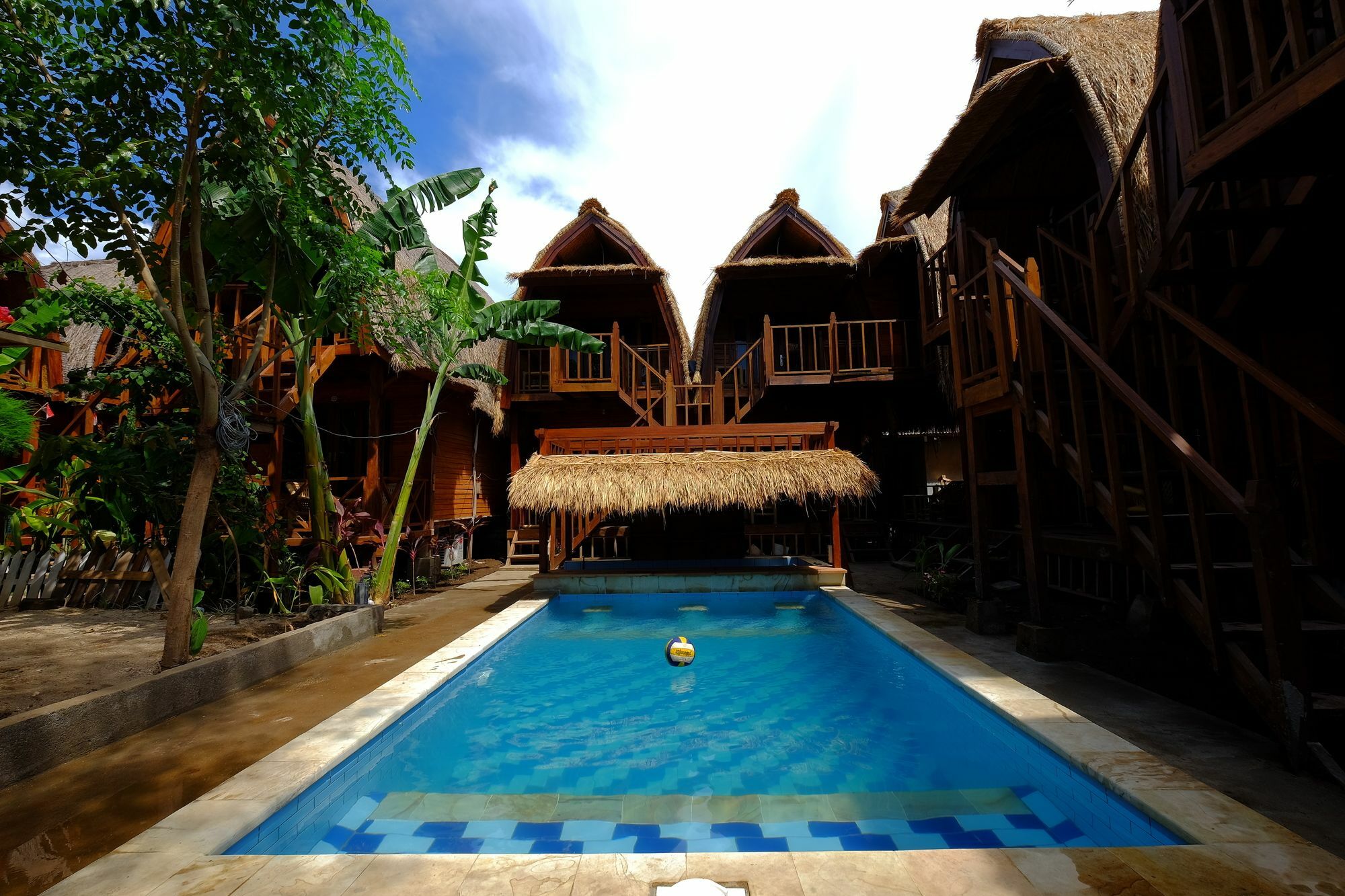 Deep House Bungalows Gili Trawangan Dış mekan fotoğraf