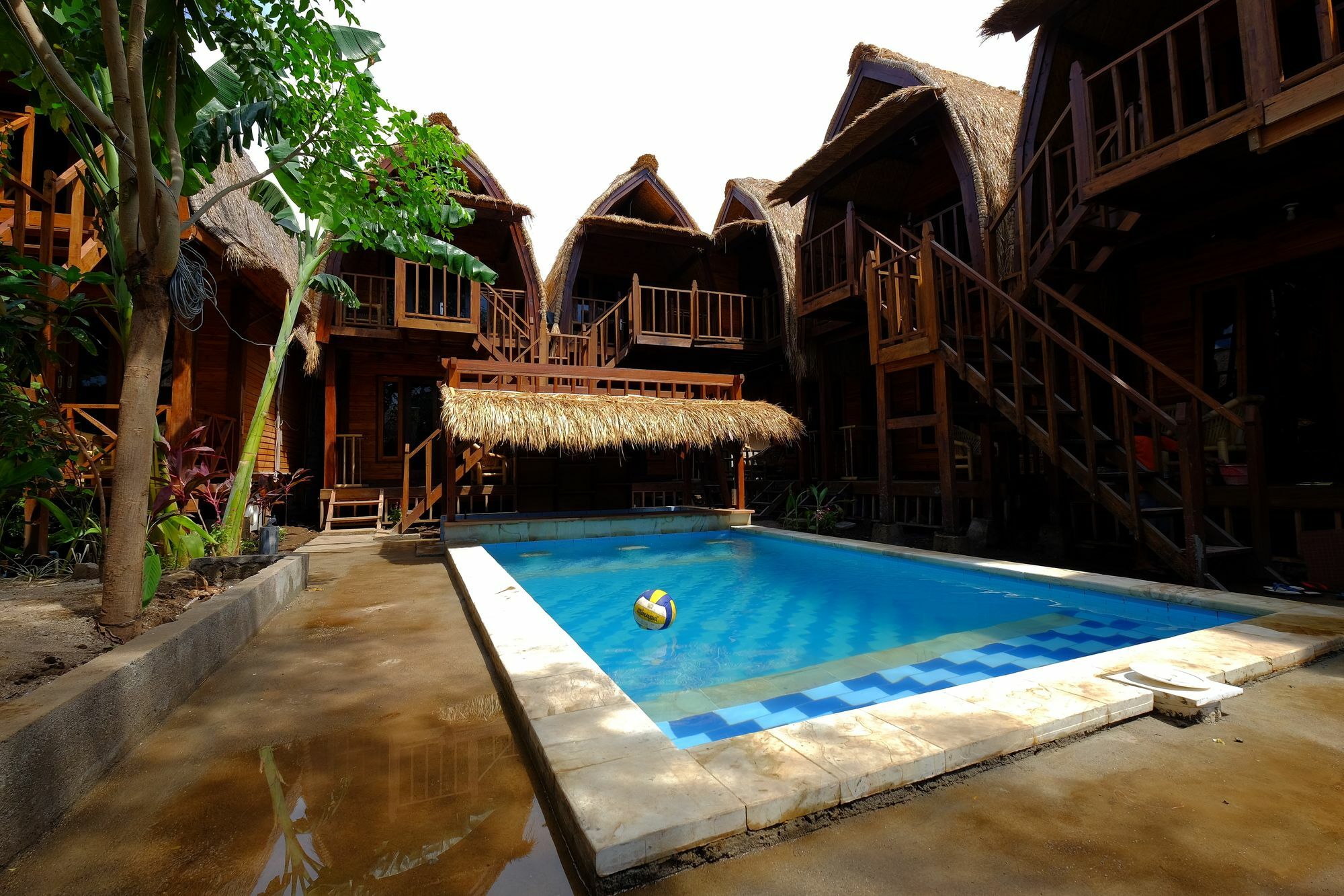 Deep House Bungalows Gili Trawangan Dış mekan fotoğraf